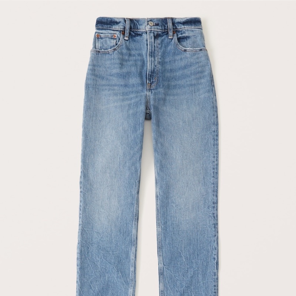 90s high rise Abercrombie and Fitch Jeans medium wash size 27 short